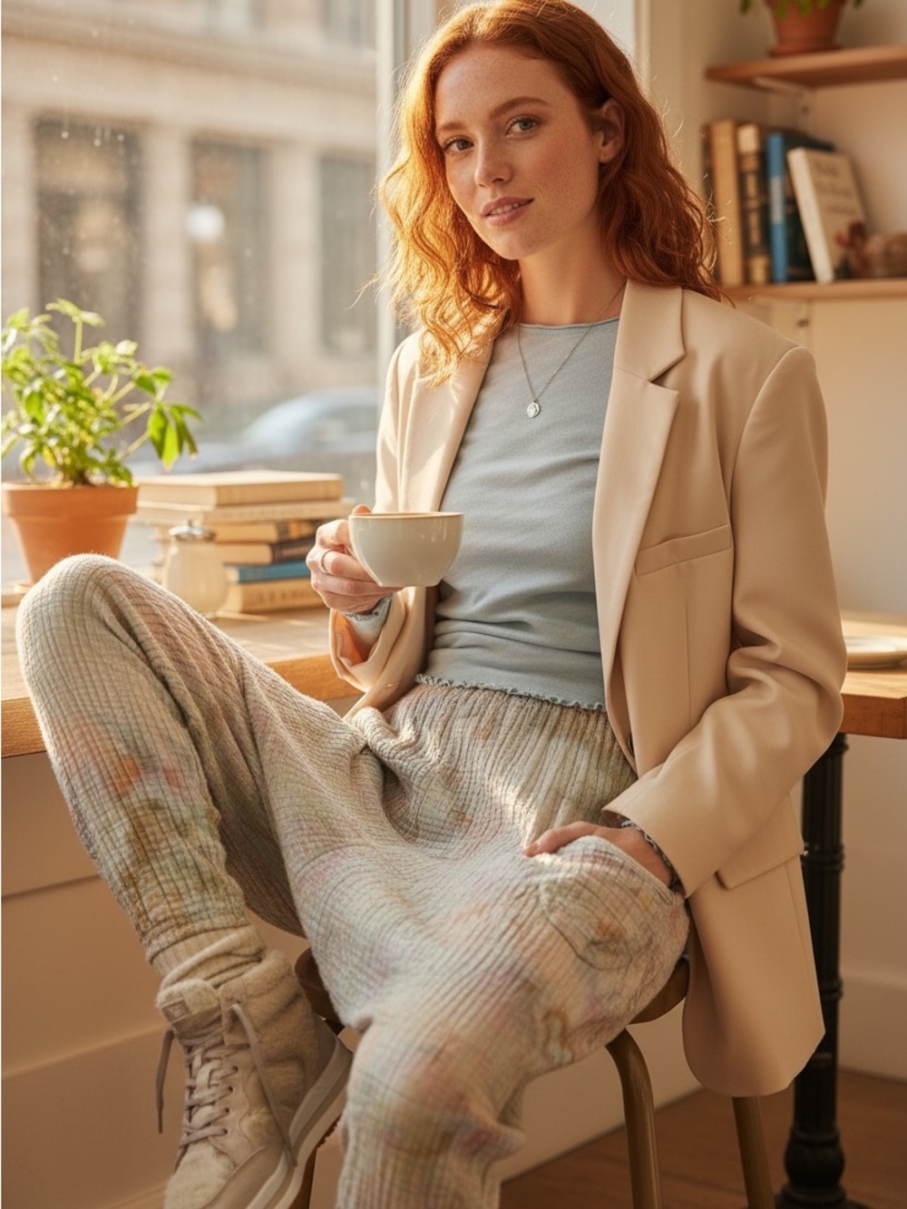 Free People Riverside Tool & Dye Gauze Harem Pants ✨ One Size, sku 25